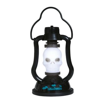 Lámpás Fénnyel és Hanggal Halloweenre, 15 cm