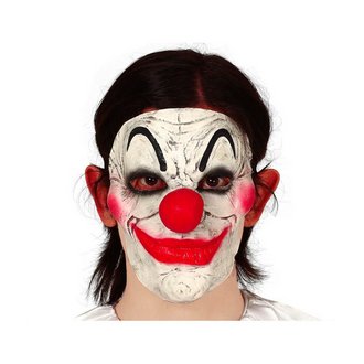 Latex Fél Bohóc Maszk Halloweenre