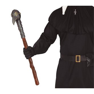 Levehető Pestisdoktor Bot Halloweenre, 70 cm