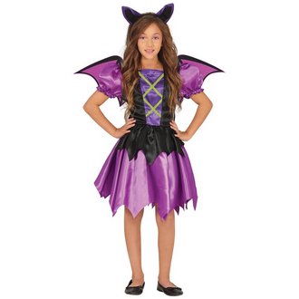 Lila Denevér Lány Jelmez Halloweenre