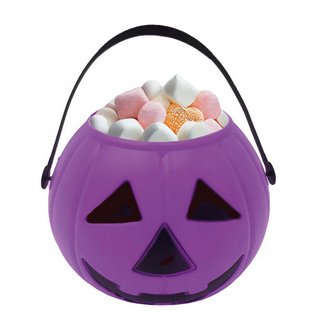 Lila Halloween Tök Kosár,  15 cm