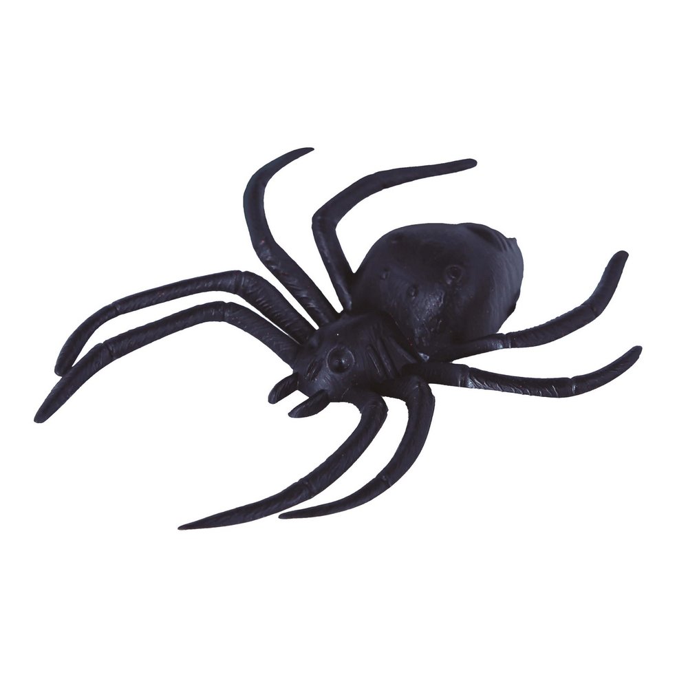 2 db Fekete Pók Dekoráció Halloweenre, 12.5 cm