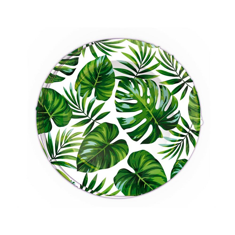 6 db Hawaii Parti Papírtányér, 23 cm