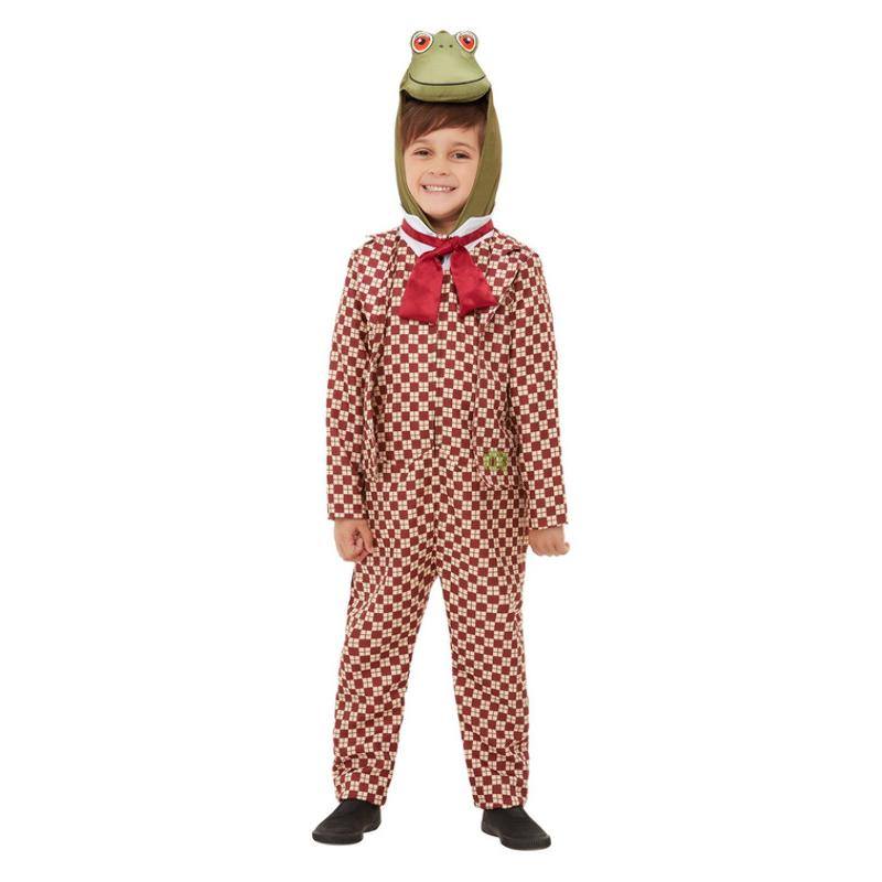 Piros A Széljárta Fűzfa Meséi Varangy Jelmez Totyogóknak Kapucnis Kezeslábassal - T1