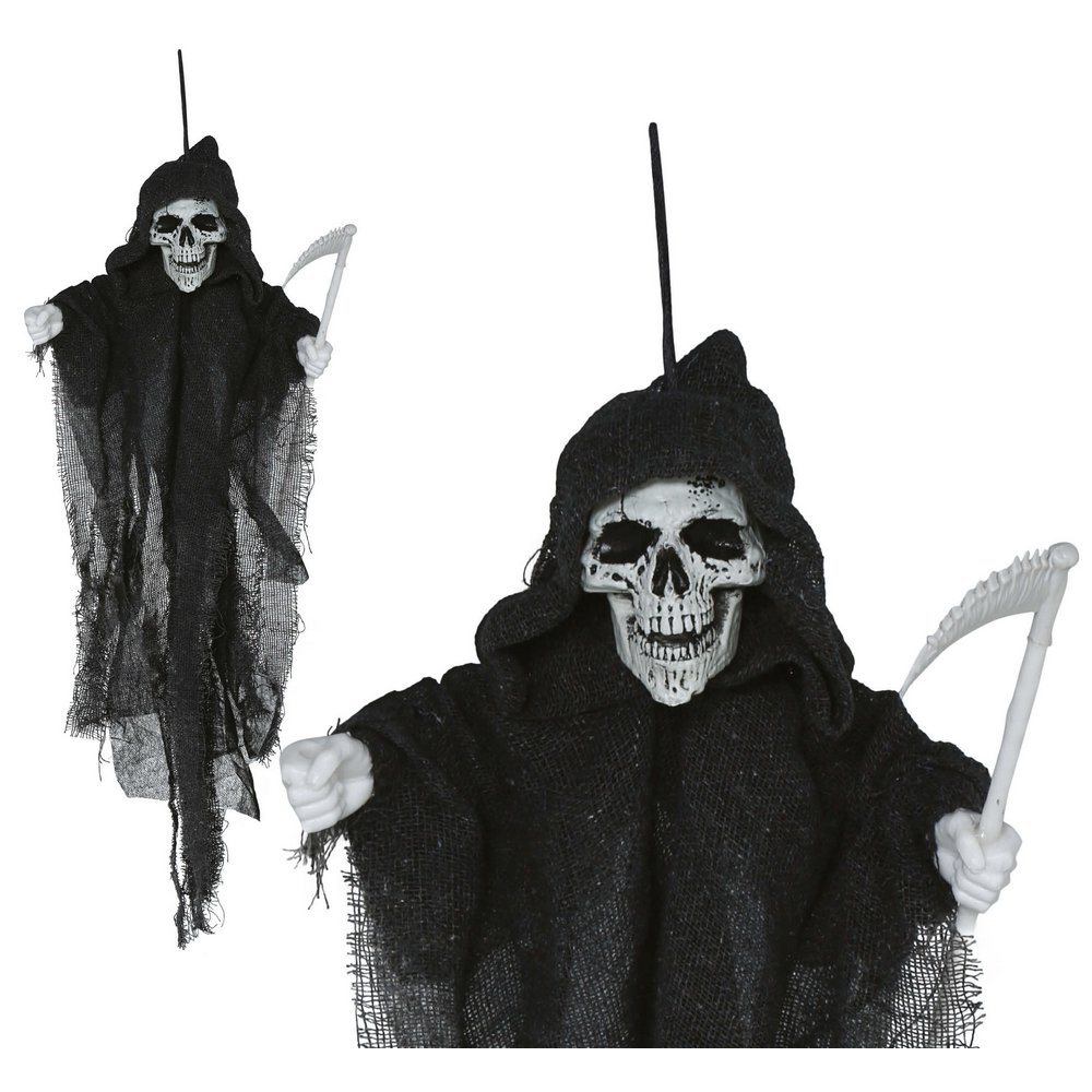 Akasztható Kaszás Csontváz Dekoráció Halloweenre