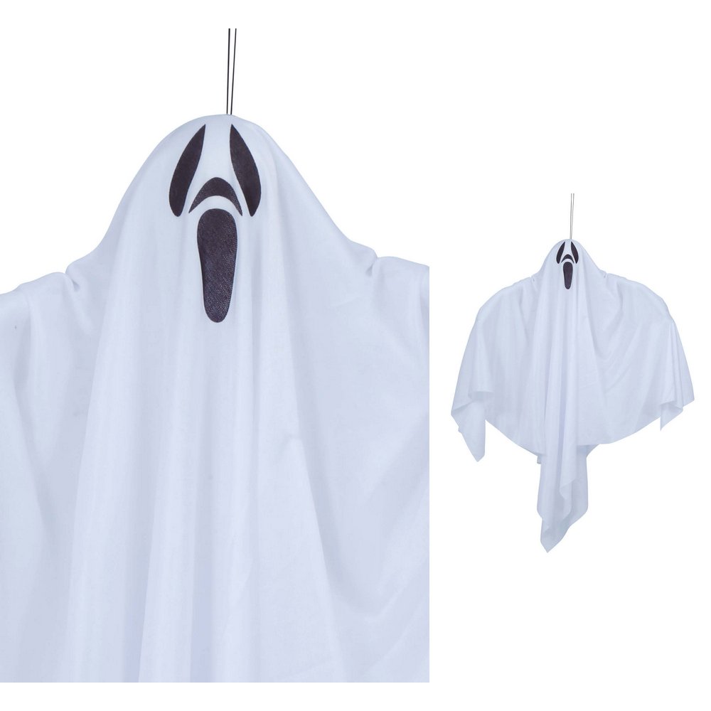 Akasztós Szellem Dekoráció Halloweenre, 80 cm