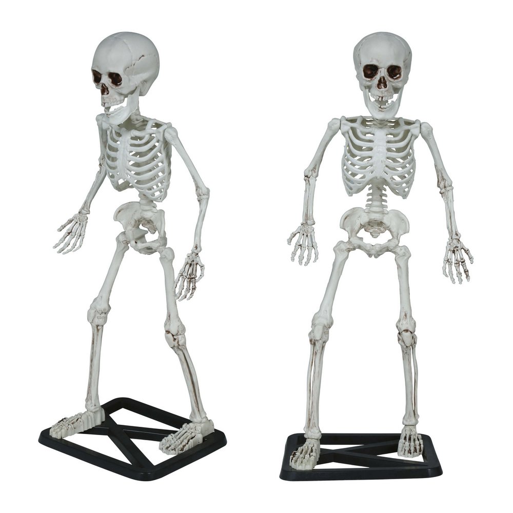 Álló Csontváz Dekoráció Halloweenre, 55 cm
