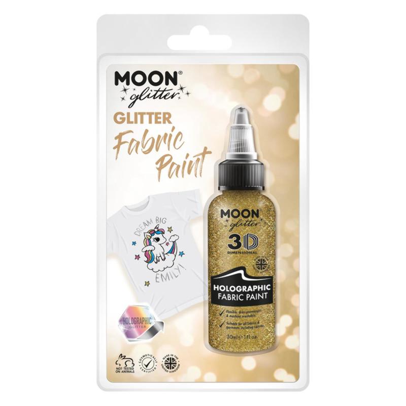 Arany Holografikus Csillámos Textilfesték - 30 ml