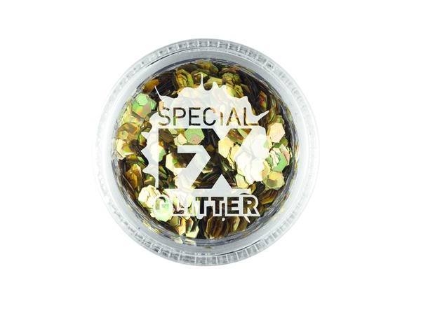 Arany Színű Konfetti a Smink Kiegészítéseként - 2 gramm