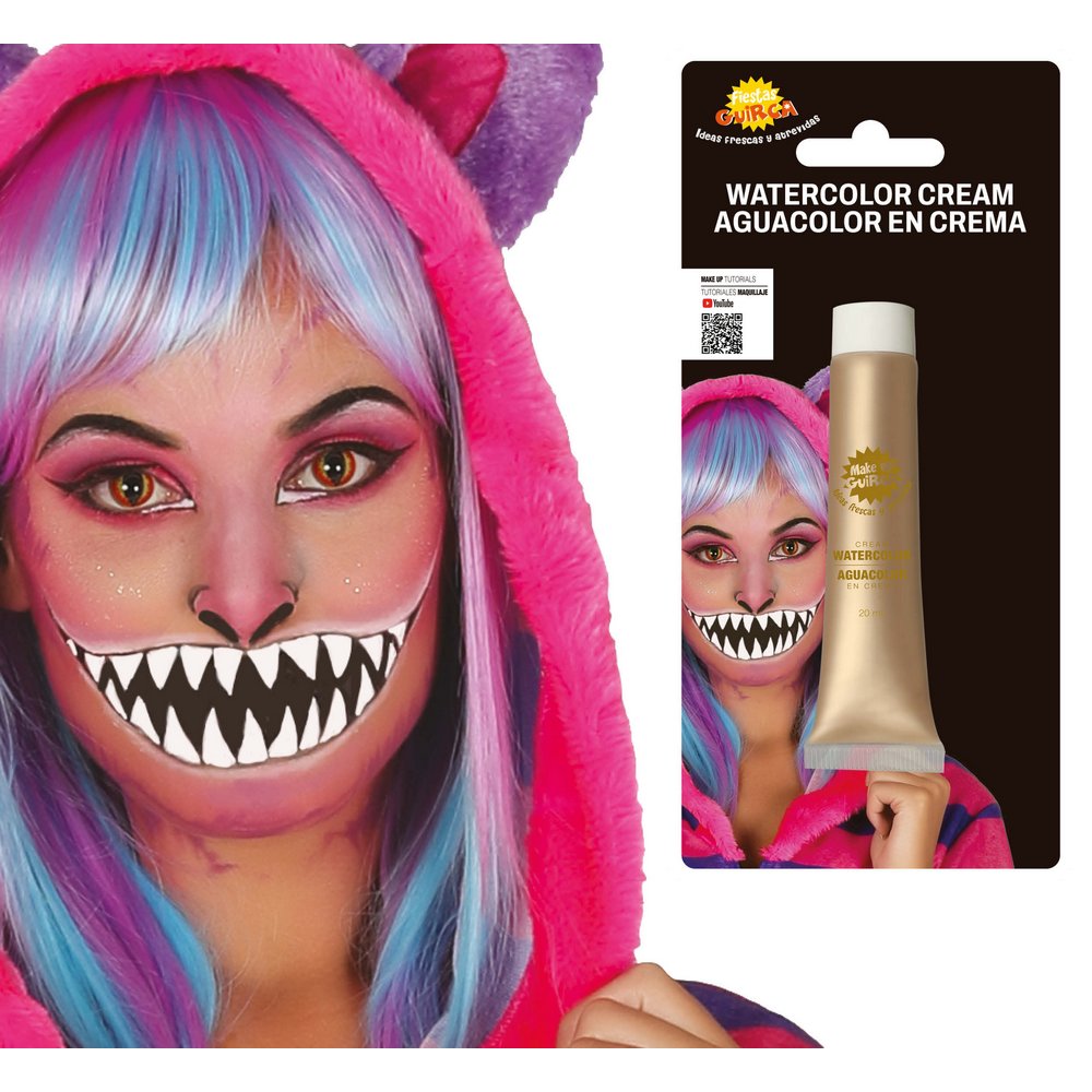 Arany Víztartalmú Arcfesték Tubus Halloweenre, 20 ml
