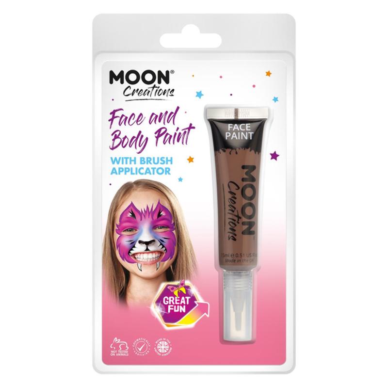 Barna Arc- és Testfesték Csomagolásban - 15 ml