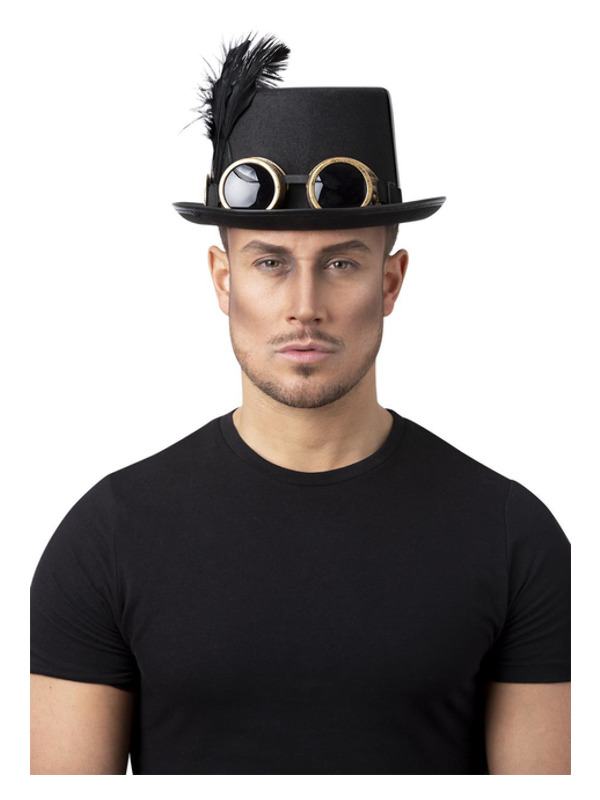 Barna Gótikus-Viktoriánus Steampunk Cilinder Felnőtteknek