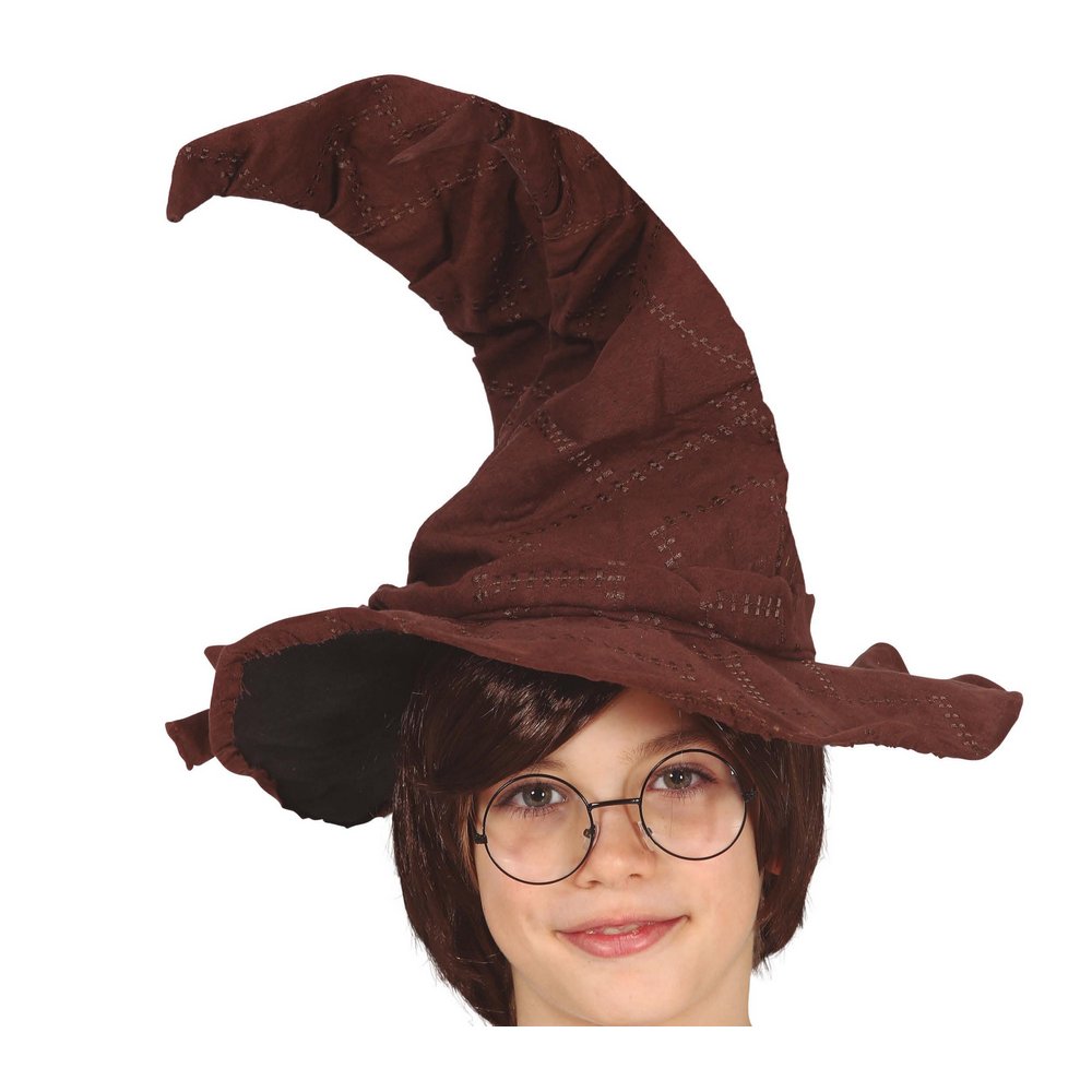 Barna Varázsló Kalap Mágus Tanulóknak Halloweenre