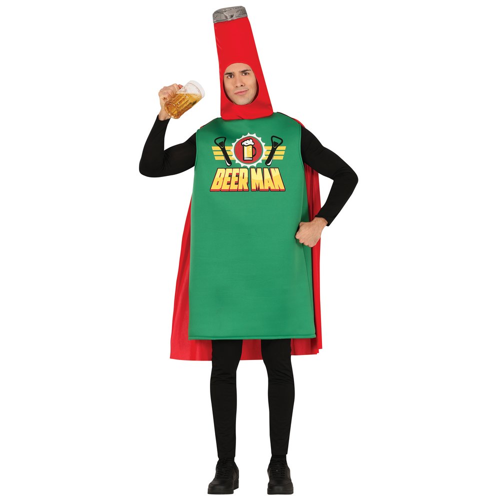 Beer Man Sörösüveg Férfi Jelmez Legénybúcsúra