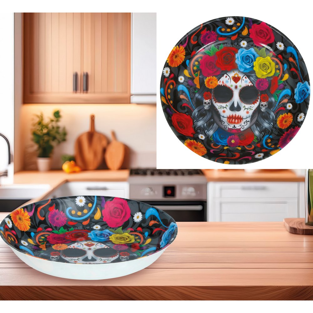 Catrina Mintás Halloween Tál, 32 cm