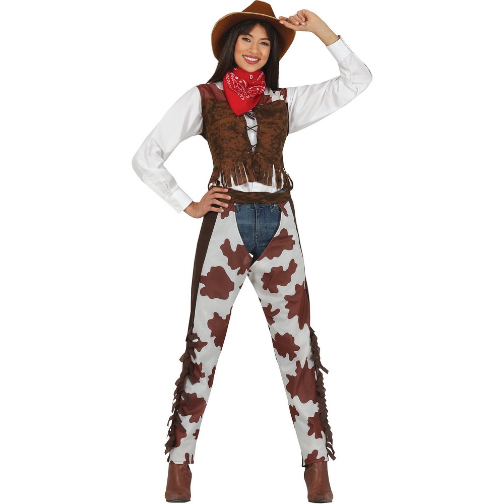 Vadnyugati Cowgirl Lány Jelmez Szett