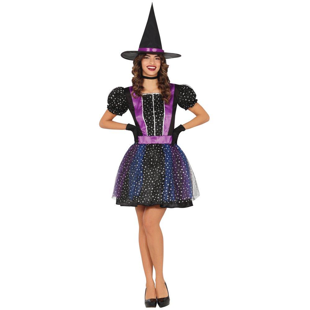Csillagos Boszorkány Női Jelmez Halloweenre