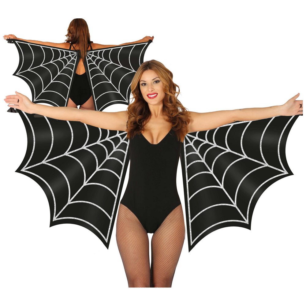 Csillogó Piros Denevér Szárny Női Jelmezhez Halloweenre, 170x80 cm