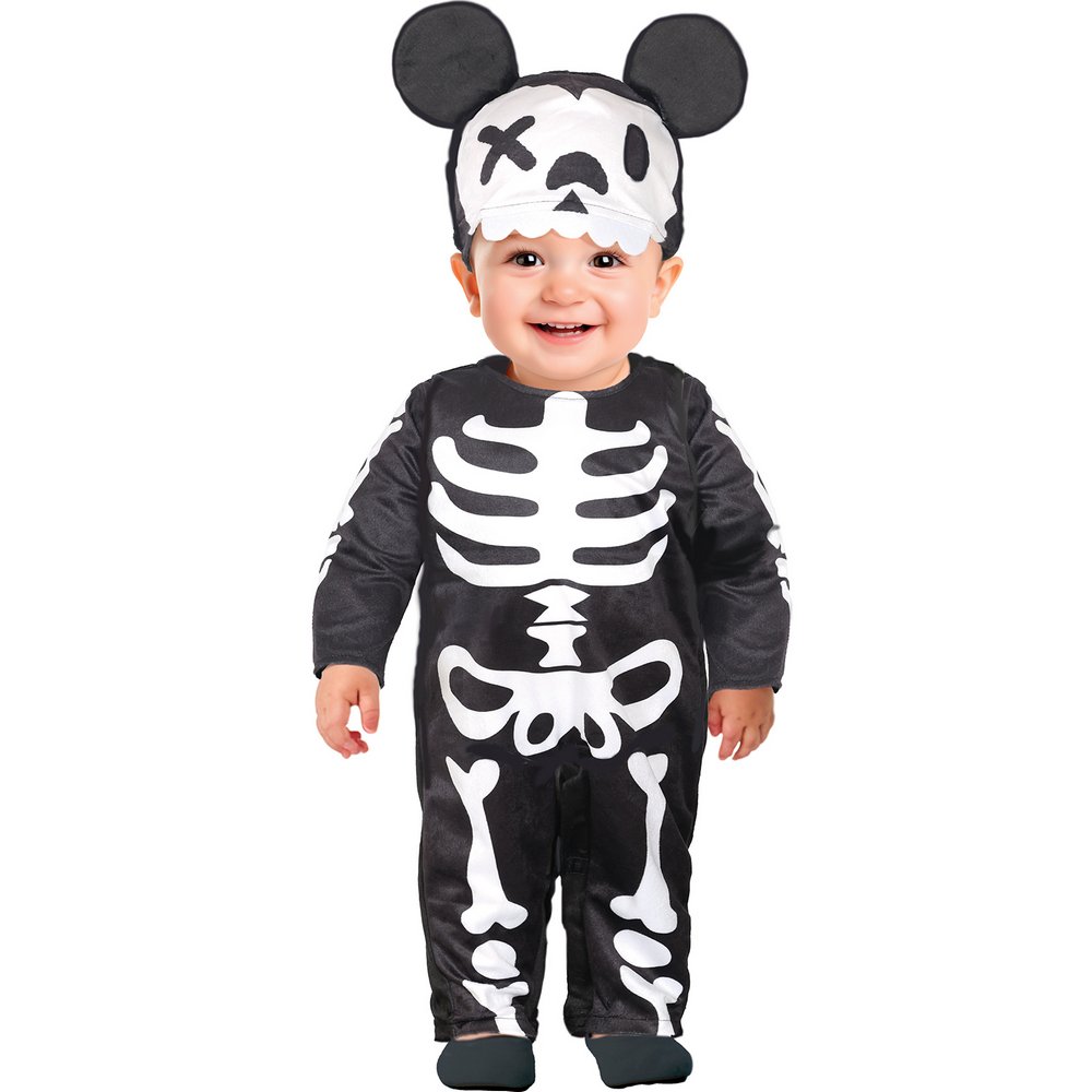 Csontváz Egér Csecsemő Jelmez Halloweenre, 12 - 18 Hónap