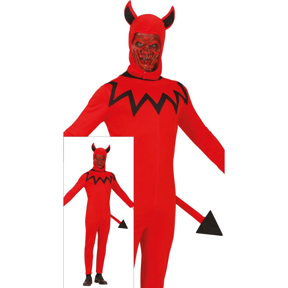 Démon Férfi Jelmez Halloweenre
