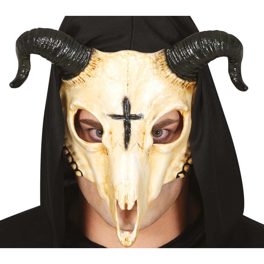 Démoni Koskoponya Maszk Halloweenre
