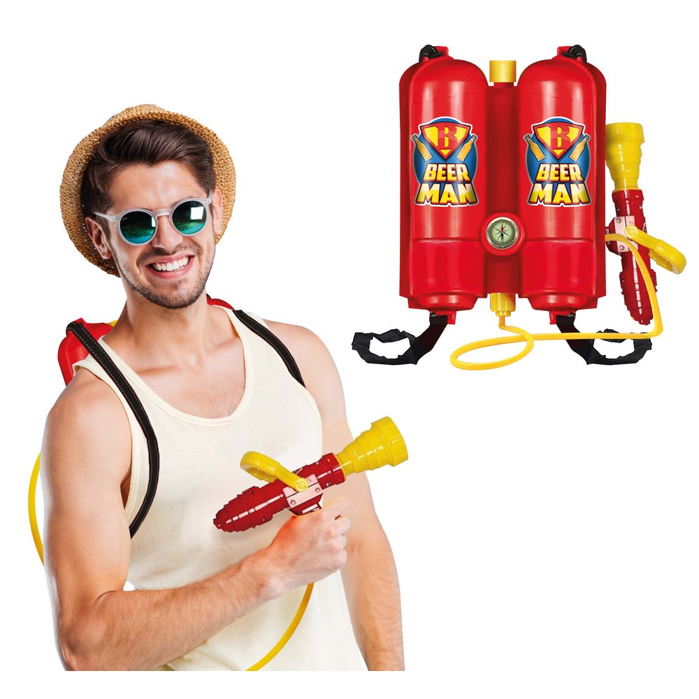 Dupla Tűzoltó Palack Italtartó Hátizsák Legénybúcsúra