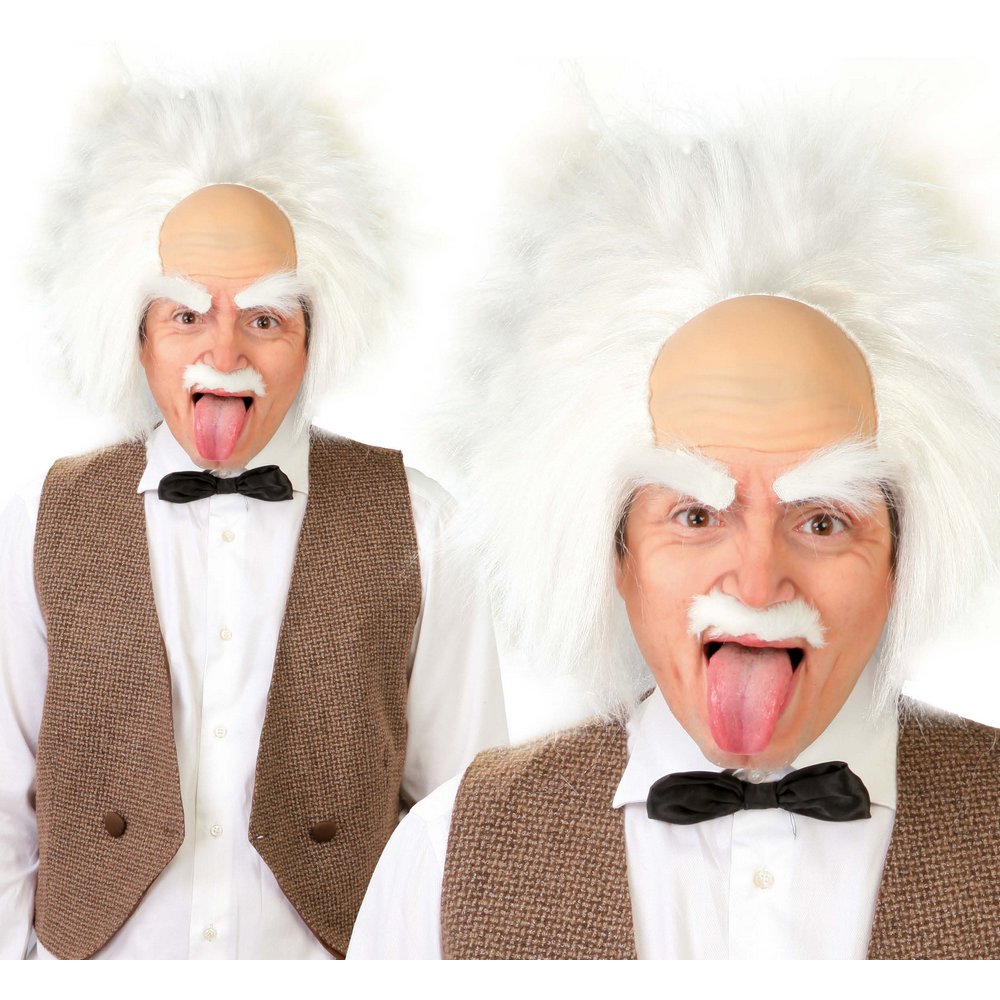 Einstein Jelmez Paróka Szett Férfiaknak
