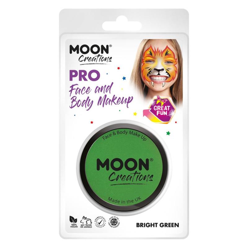 Élénk Zöld Arc- és Testfesték Csomagolásban - 36 g