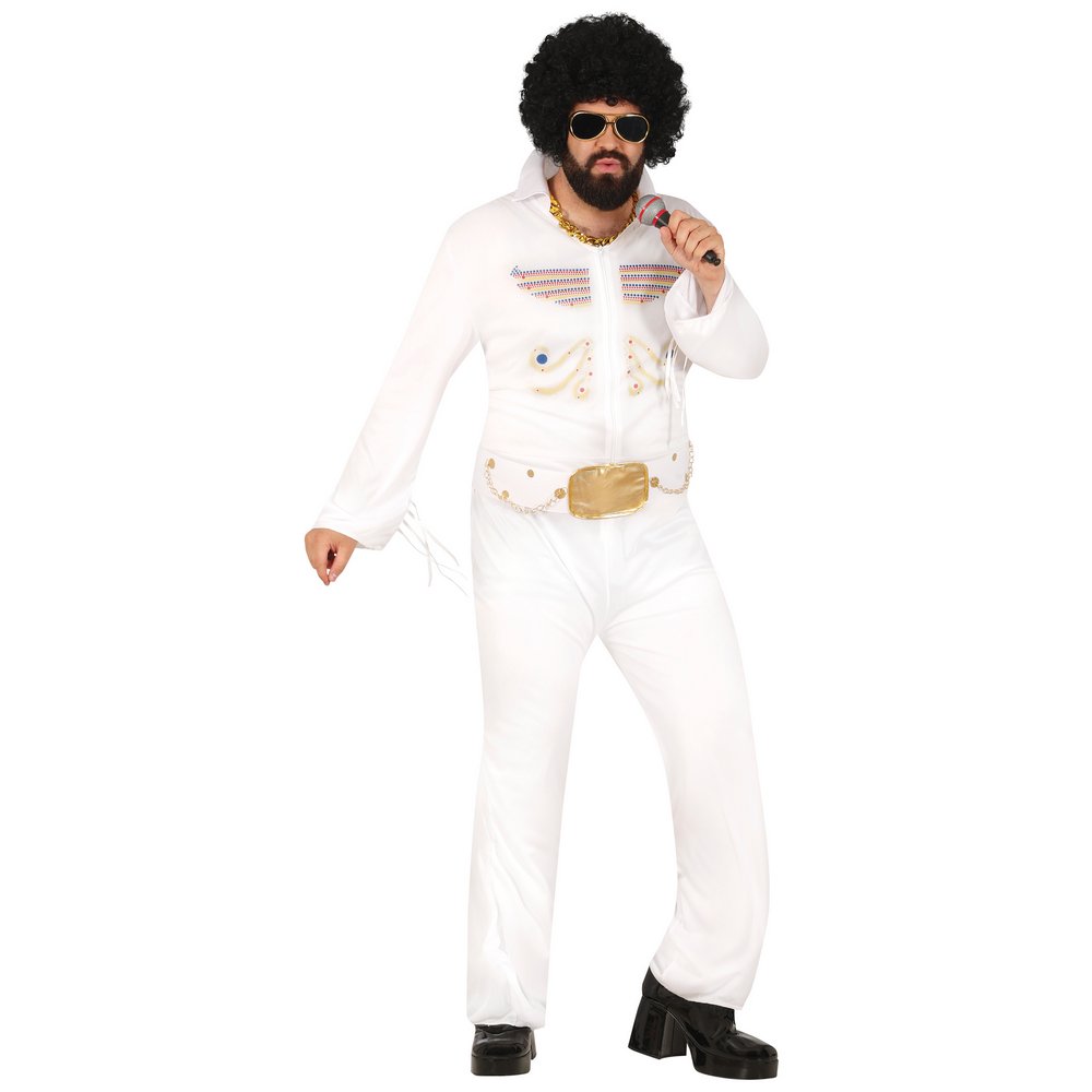 Elvis Presley Rock 'n' Roll Király Férfi Jelmez