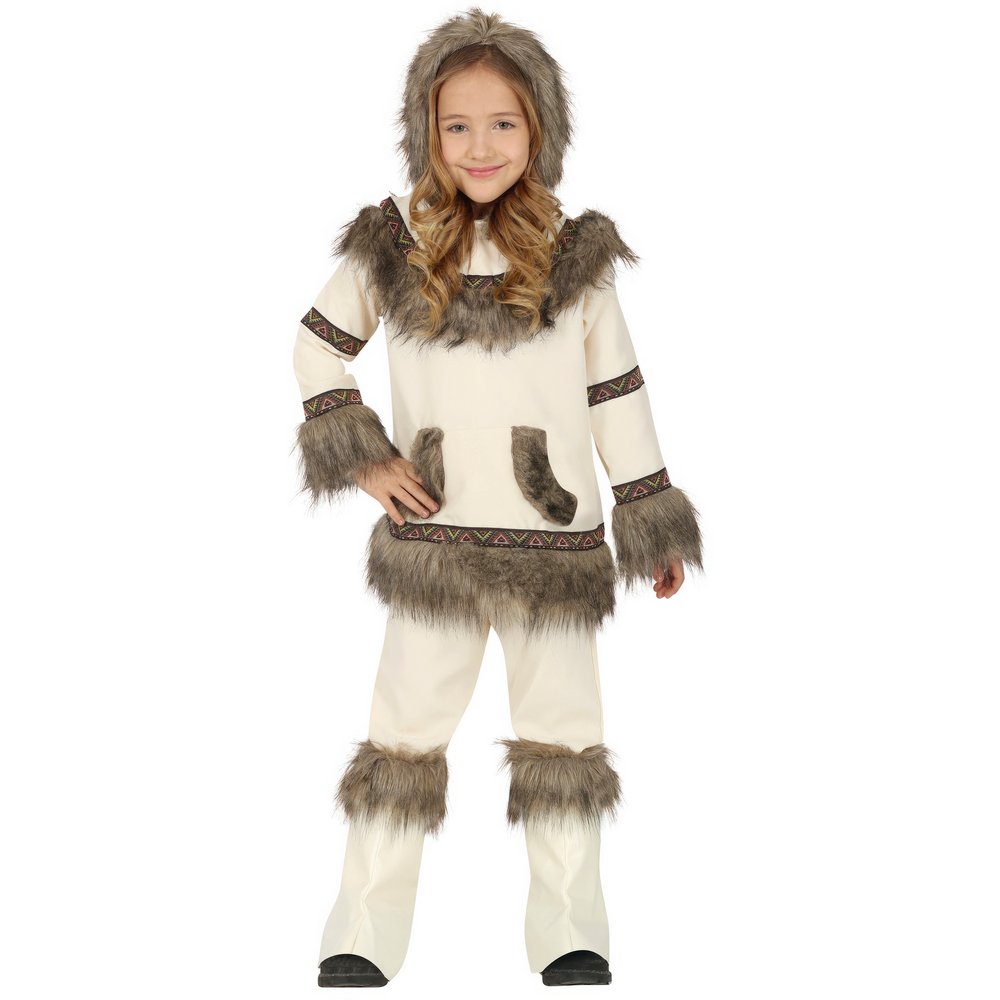Eszkimó Gyerek Jelmez Unisex, 5 - 6 Év