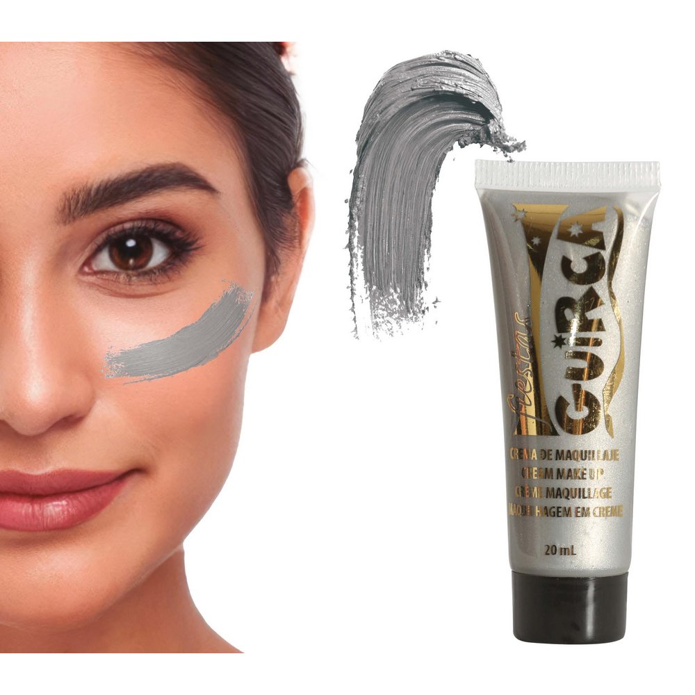 Ezüst Krém Smink Halloweenre, 20 ml