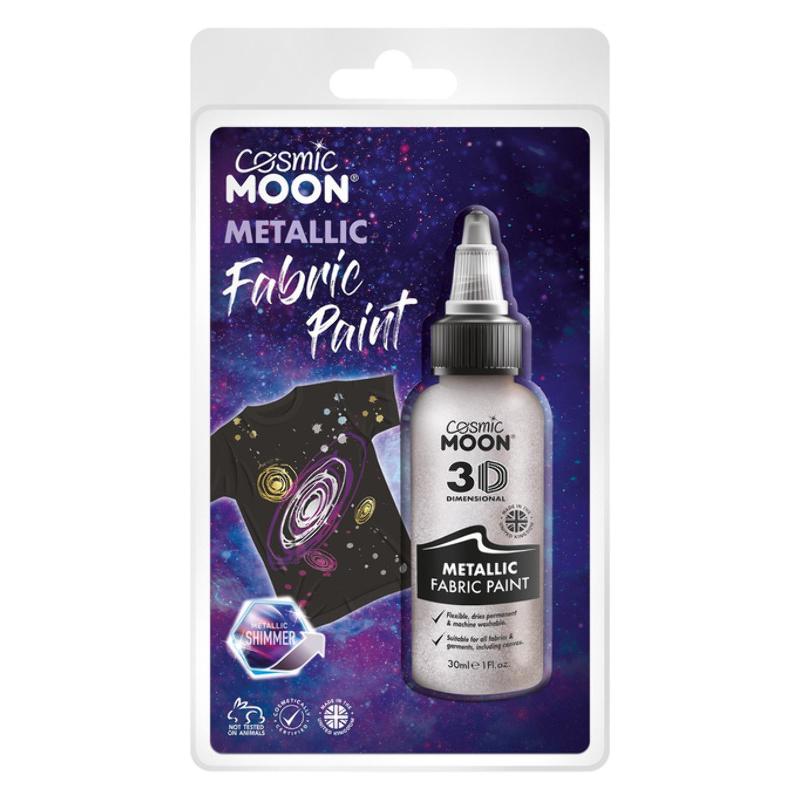 Ezüst Metálfényű Textilfesték - 30 ml
