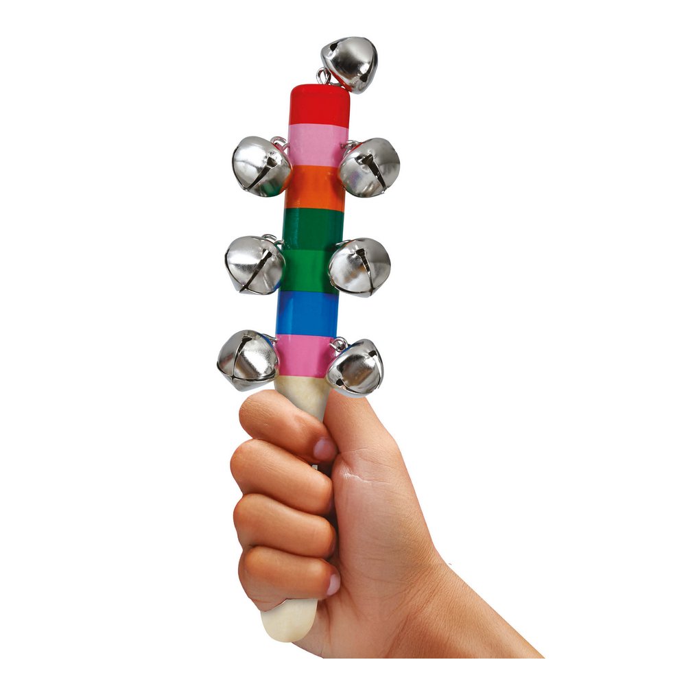 Fa Csengős Csörgő Rúd, 20 cm
