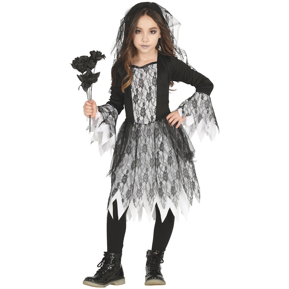 Fátyolos Szellem Lány Jelmez Halloweenre