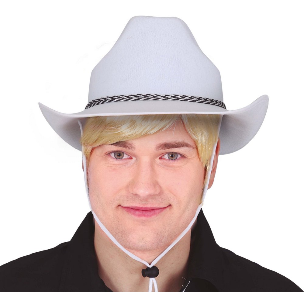 Fehér Filc Cowboy Kalap Felnőtteknek