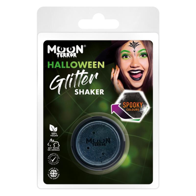 Fekete Csillámpor Csomagolásban Halloweenre - 5 g