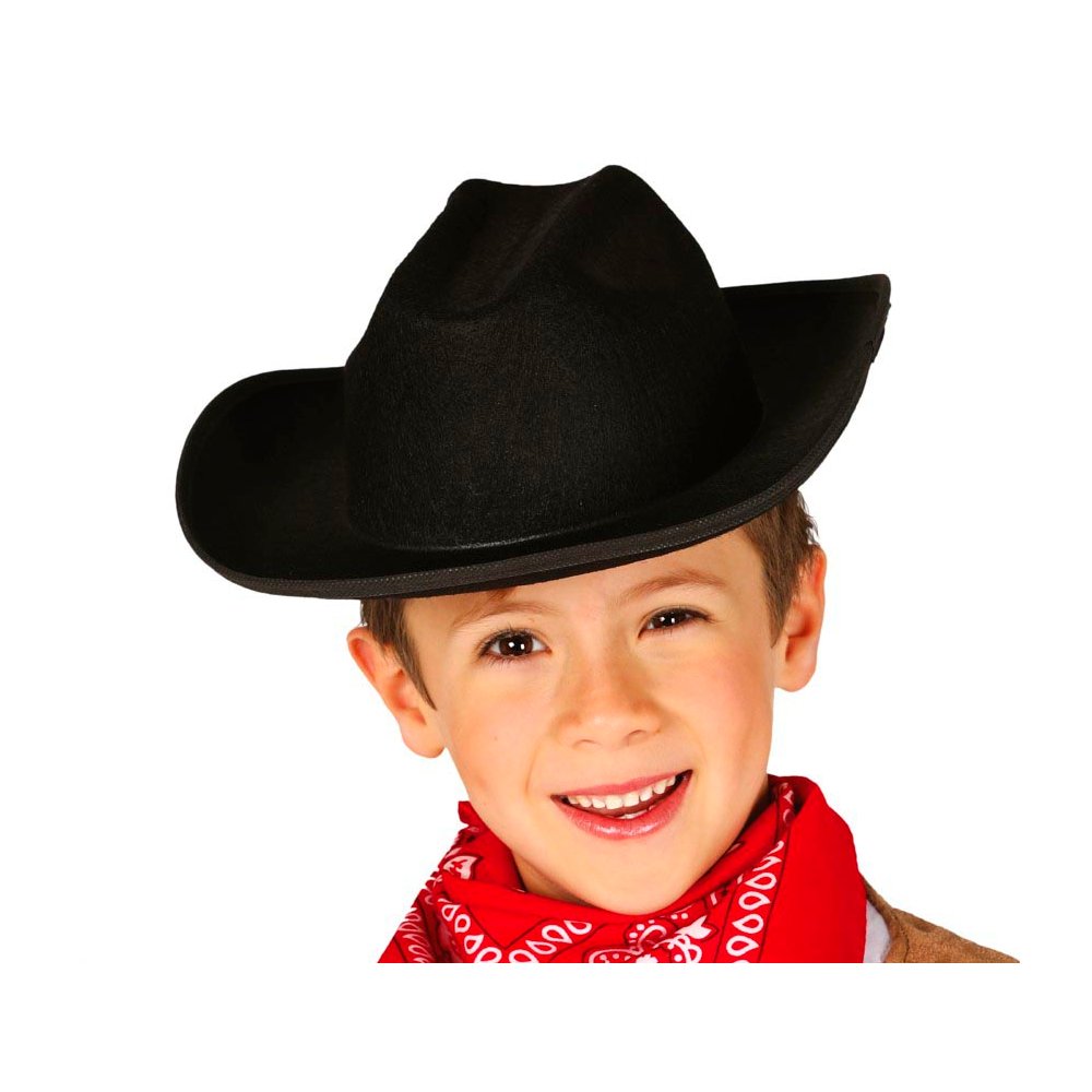Fekete Filc Cowboy Kalap Fiúknak