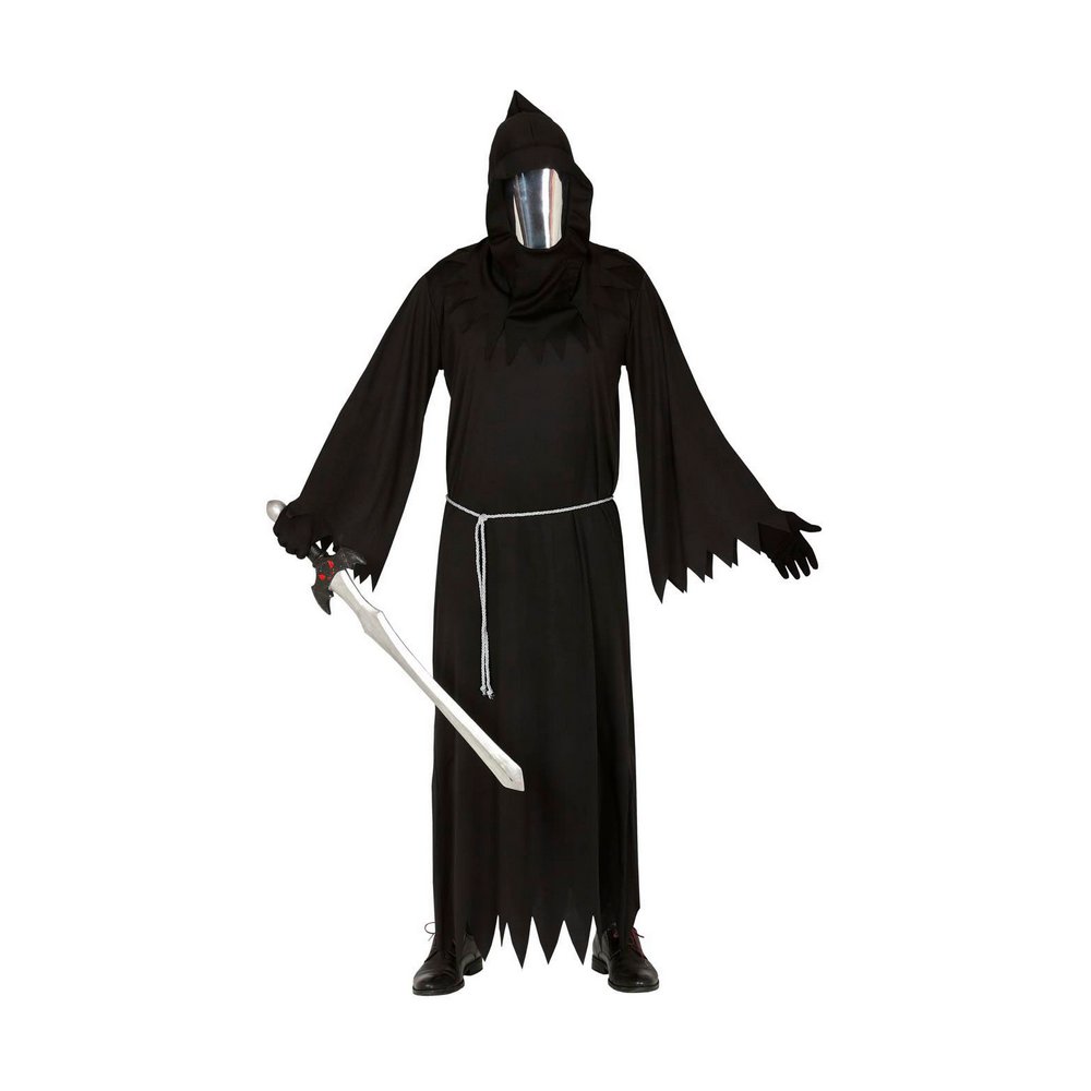 Fekete Kaszás Férfi Jelmez Halloweenre