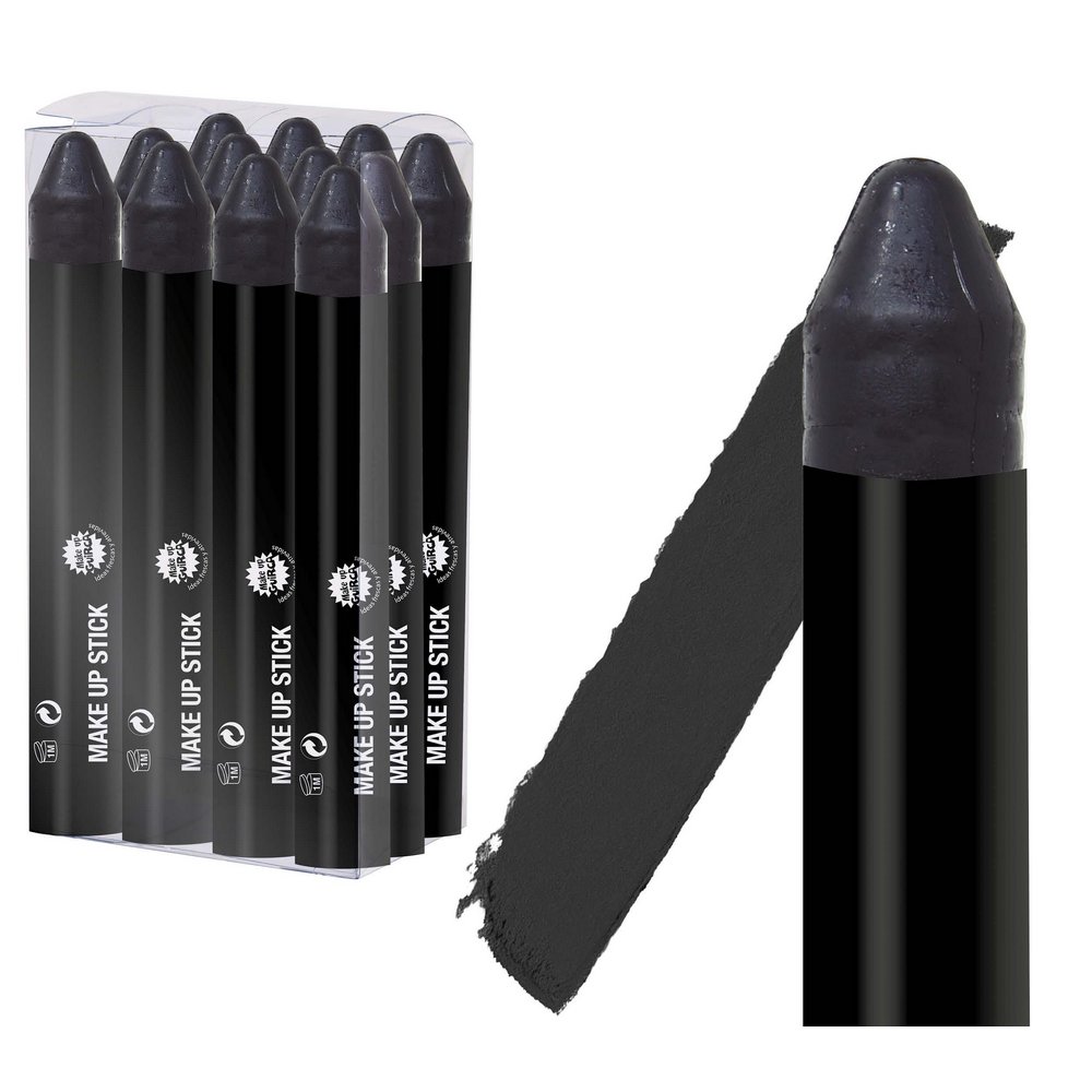 Fekete Sminkceruza Halloweenre, 15 gr