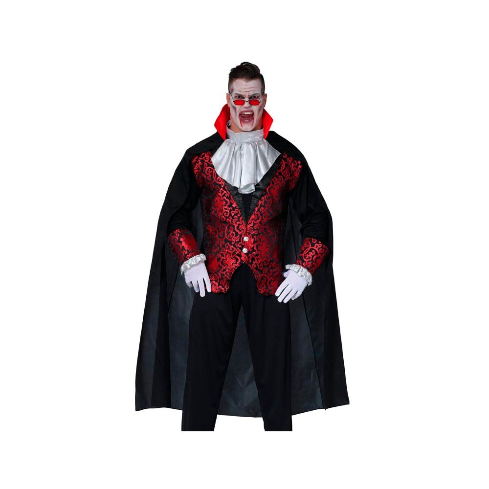 Fekete Vámpír Köpeny Halloweenre, 140 cm