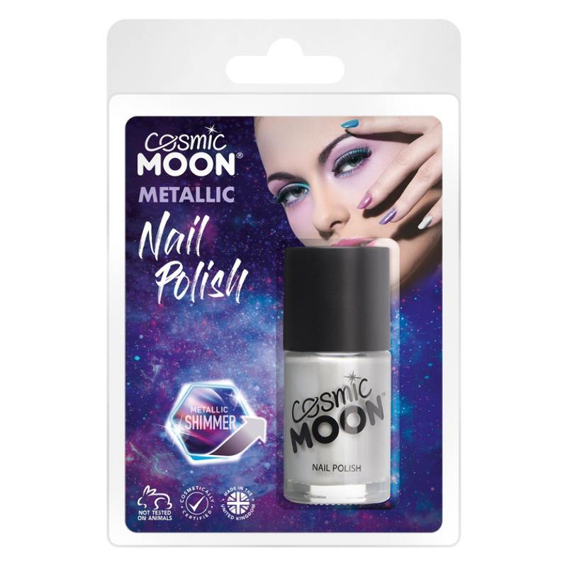 Fémes Ezüst Körömlakk Csomagolásban - 14 ml