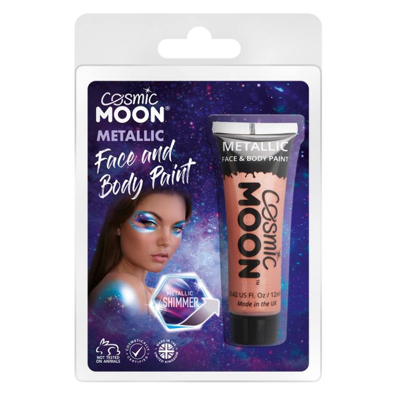 Fémes Rozé Arany Arc- és Testfesték Csomagolásban - 12 ml