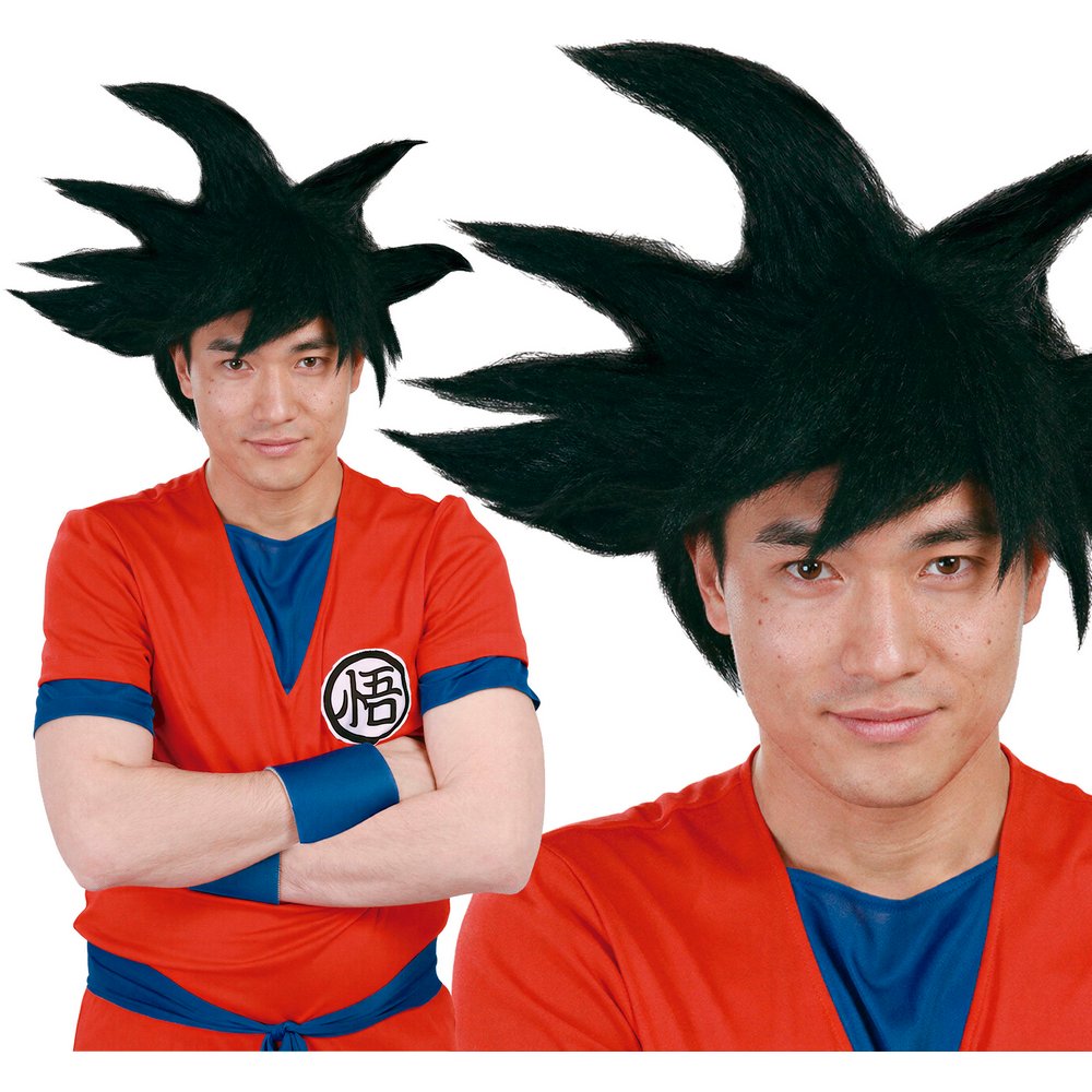 Férfi Anime Harcos Paróka, Fekete