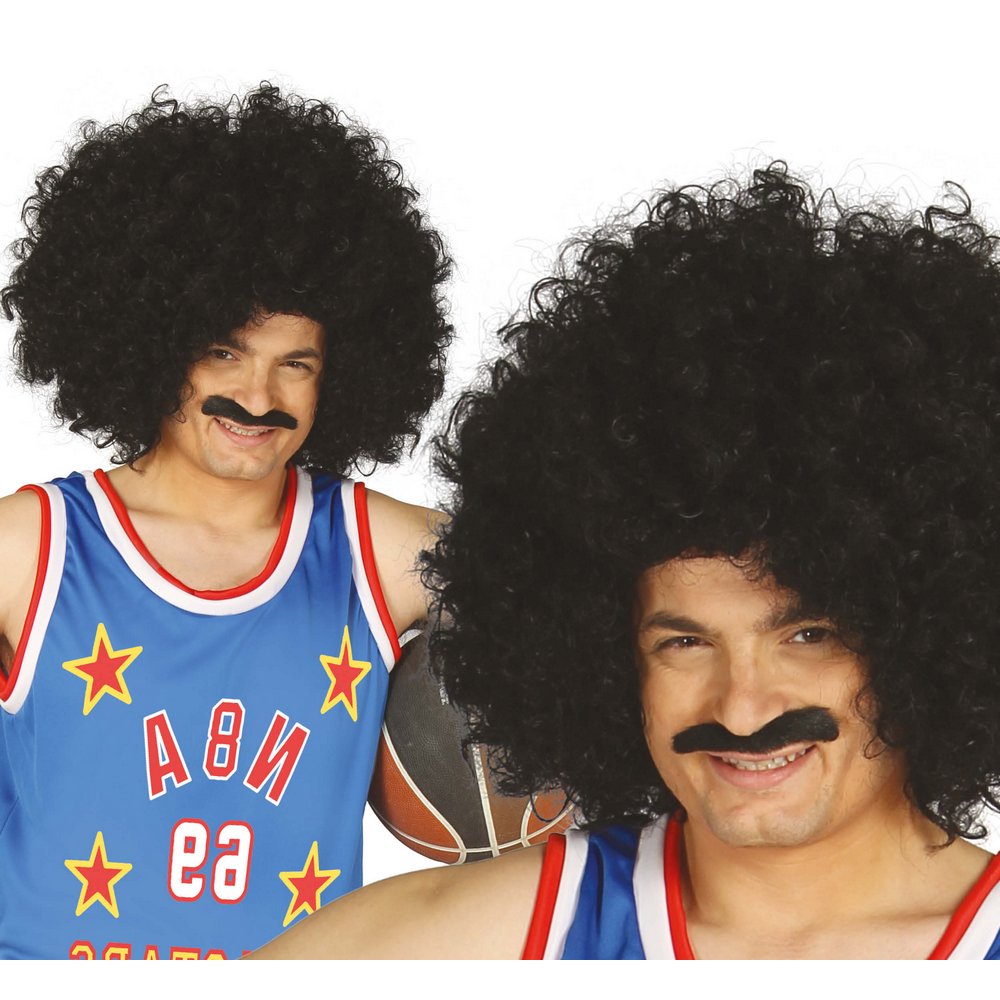 Férfi Óriás Fekete Afro Paróka