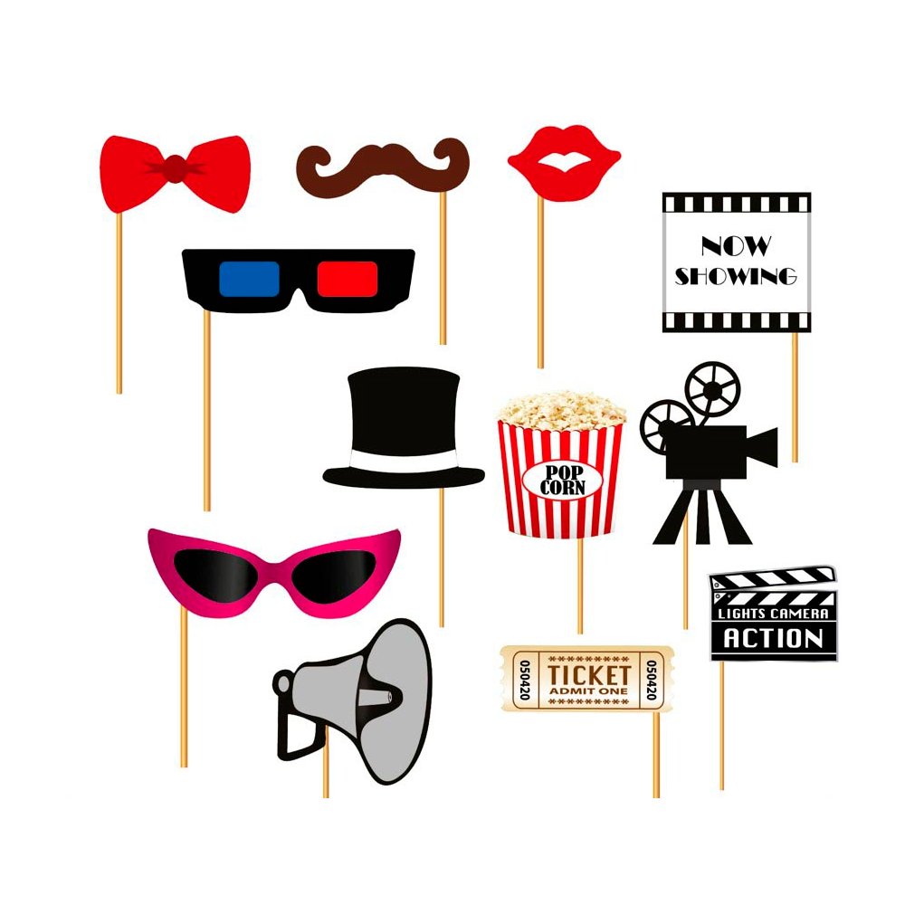 Filmes Fotókellék Szett Partikra, 12 db