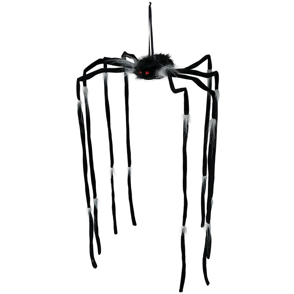 Függő Pókos Dekoráció Halloweenre, 80x46 cm