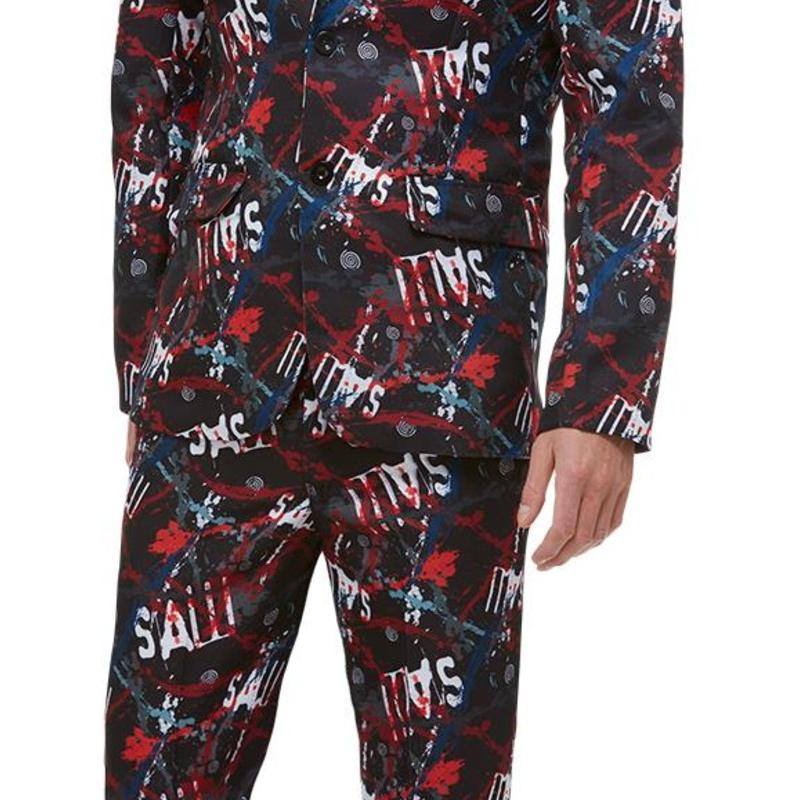 Fekete Fűrész A Film Öltöny Férfiaknak Zakóval, Nadrággal és Nyakkendővel - M