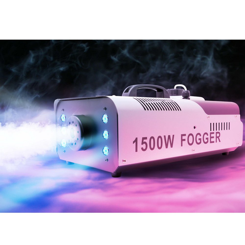 Füstgép LED Fénnyel és Távirányítóval, 1500W