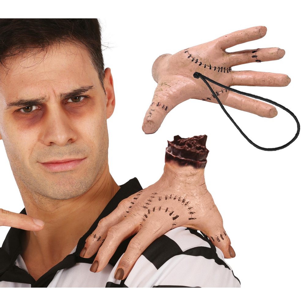 Gumipántos Levágott Kéz Halloweenre, 20 cm