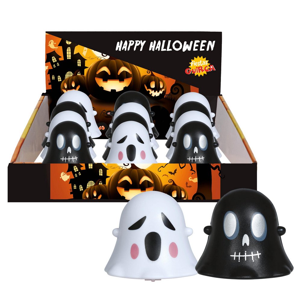 Gurulós Szellem Figurák Halloweenre, 12 db-os Készlet, 4 cm